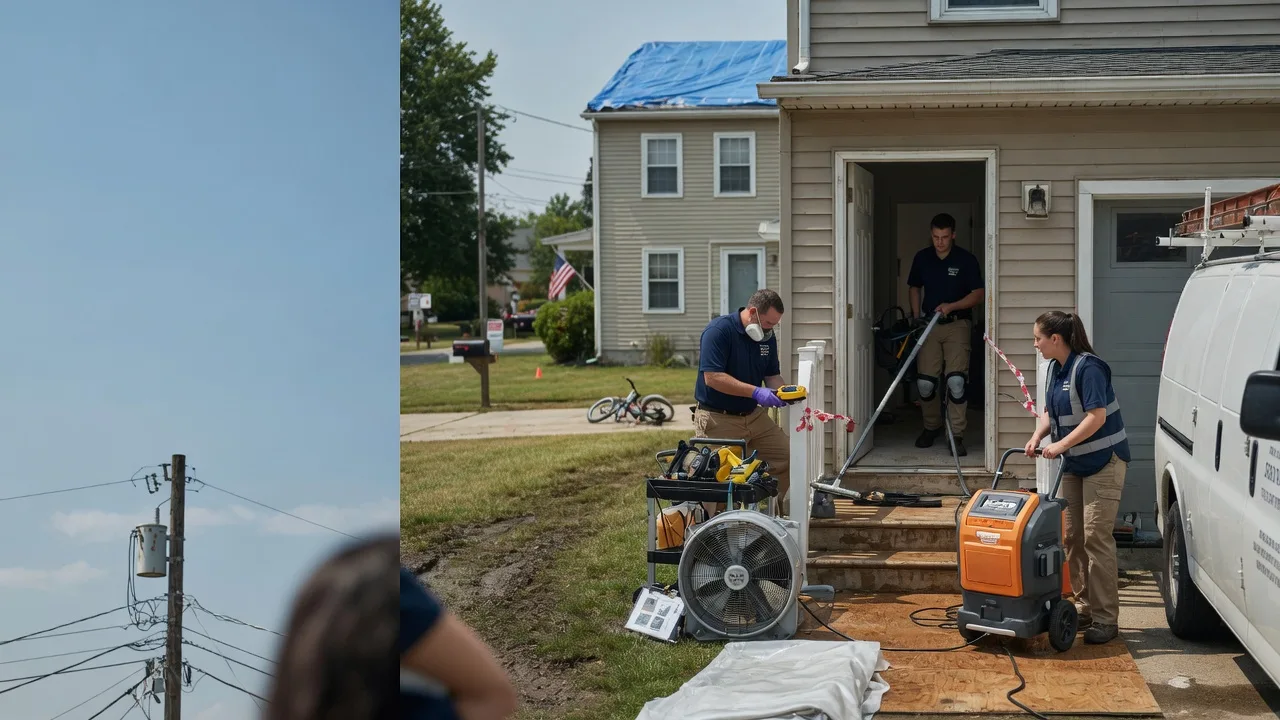 Water Damage Repair in Ina, IL near me